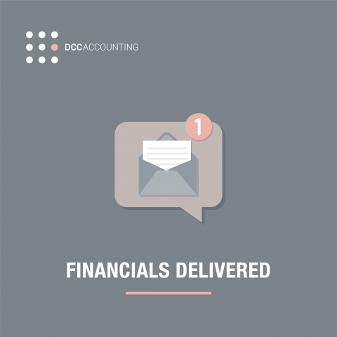 Get the business financials you need delivered to your inbox on time.